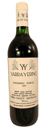 2001 Yarra Yering Underhill  Shiraz